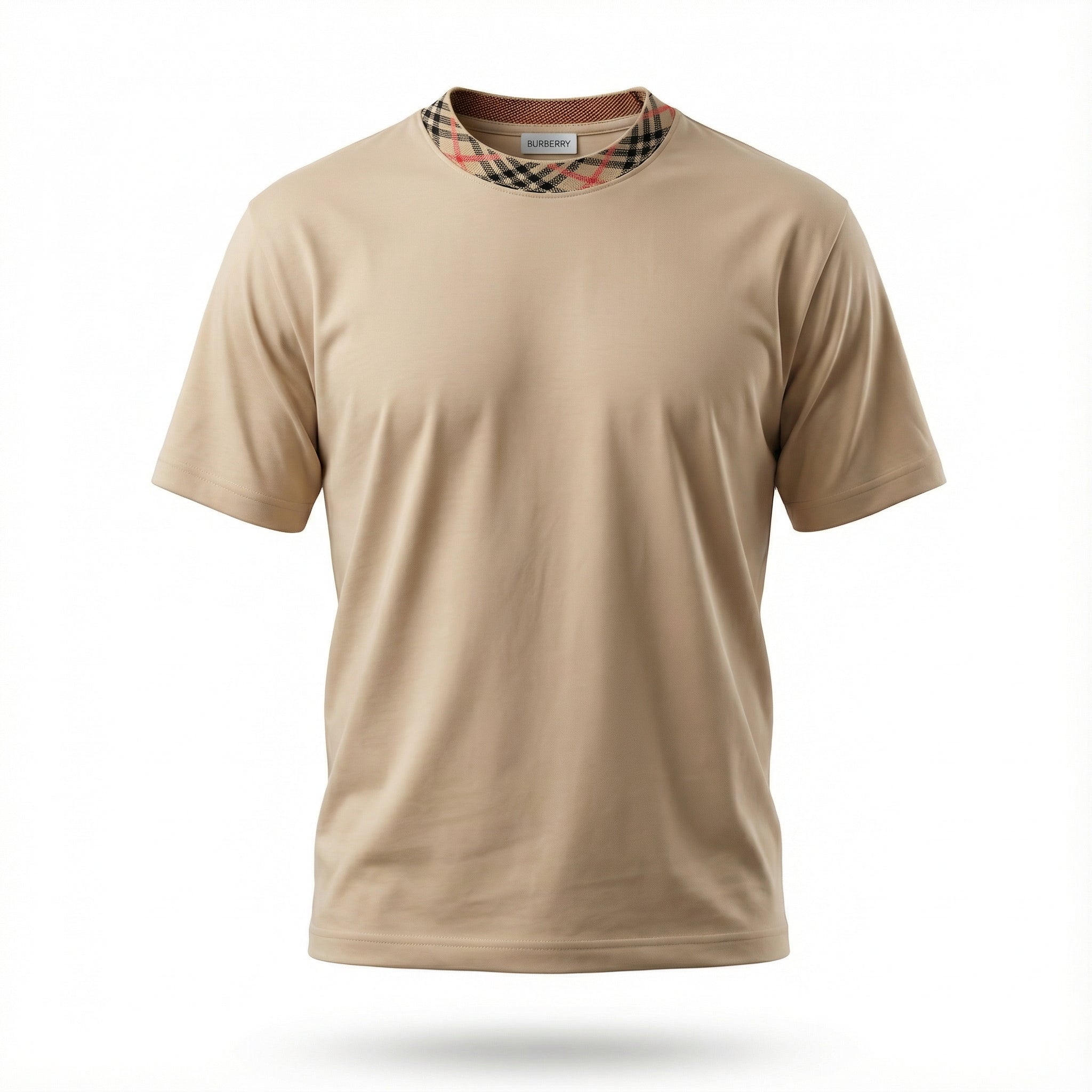 Burberry Ryan Relaxed Fit Check Crewneck Tee